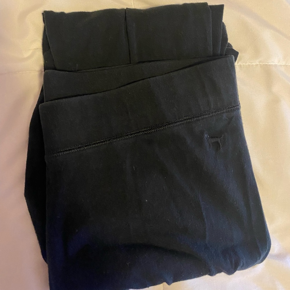 PINK Size Large Black Yoga Leggings